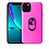Ntech Hoesje Geschikt voor iPhone 11 Pro hoesje Shockproof Armor case - back cover – TPU – Roze
