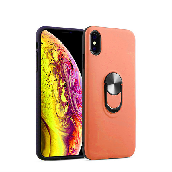 Ntech Hoesje Geschikt voor iPhone X/XS hoesje Shockproof Armor case - back cover – TPU – Licht Roze