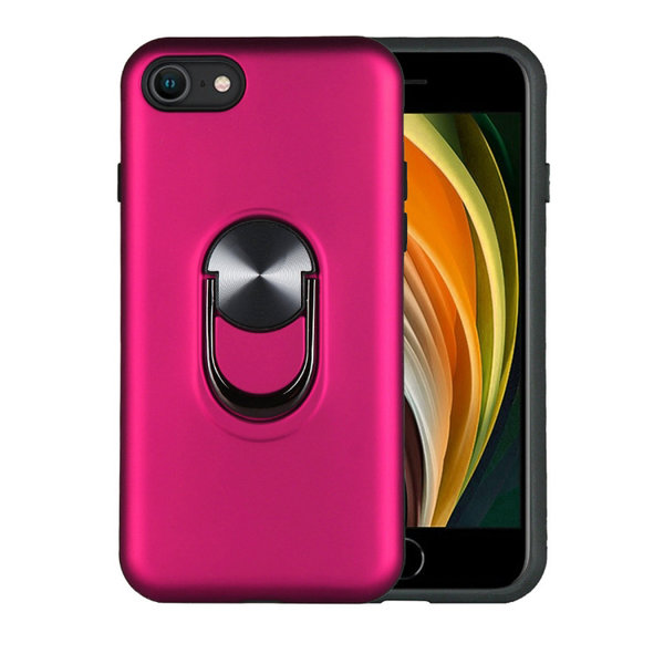 Ntech Hoesje Geschikt voor iPhone 7G/8G hoesje Shockproof Armor case - back cover – TPU – Roze