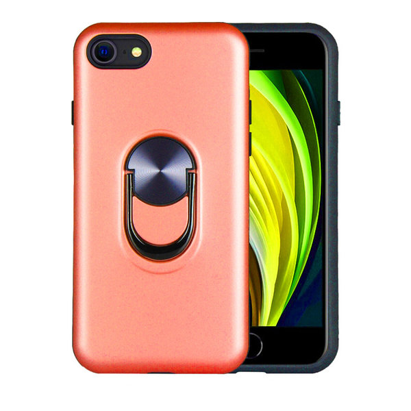 Ntech Hoesje Geschikt voor iPhone 7G/8G hoesje Shockproof Armor case - back cover – TPU – Licht Roze