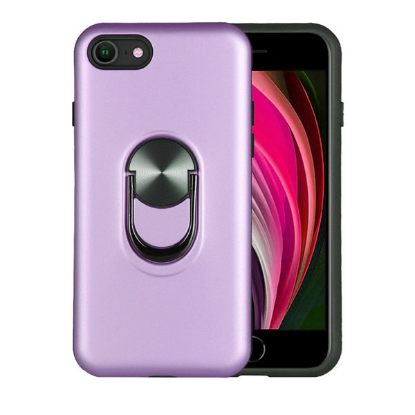 Ntech Hoesje Geschikt voor iPhone 7G/8G hoesje Shockproof Armor case - back cover – TPU – Licht Paars