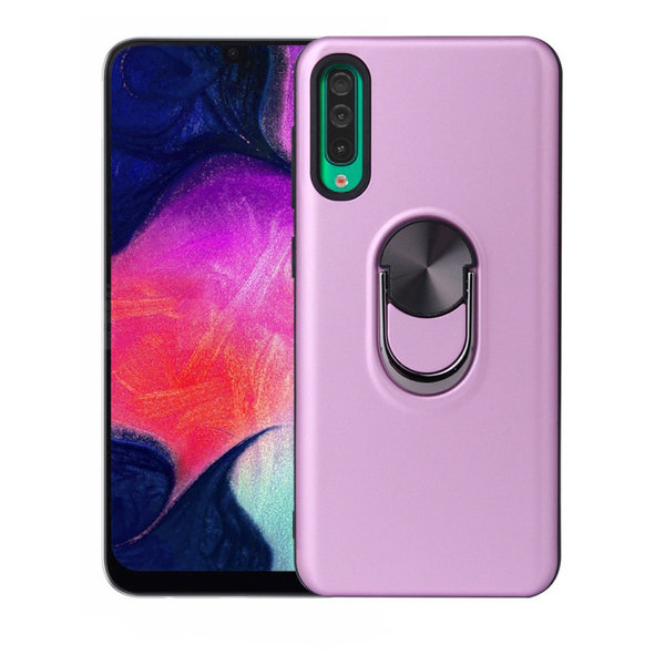 Ntech Hoesje Geschikt voor Huawei P30 hoesje Shockproof Armor case - back cover – TPU – Licht Paars