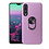 Ntech Hoesje Geschikt voor Huawei P20 hoesje Shockproof Armor case - back cover – TPU – Licht Paars