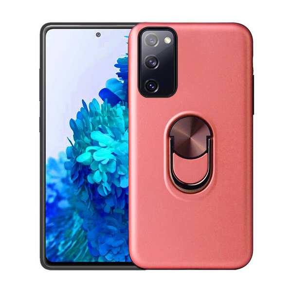 Ntech Hoesje Geschikt Voor Samsung Galaxy S20 Plus hoesje Shockproof Armor case - back cover – TPU – Licht Roze