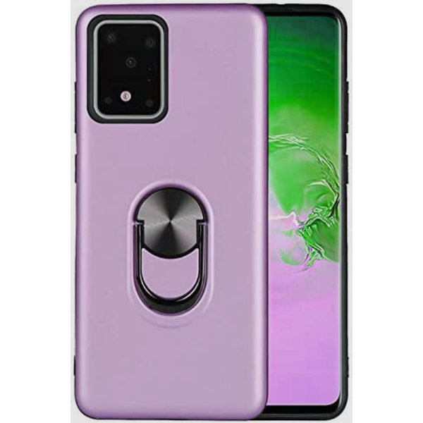 Ntech Hoesje Geschikt Voor Samsung Galaxy S20 Ultra hoesje Shockproof Armor case - back cover – TPU – Licht Paars