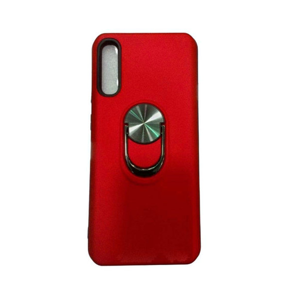 Ntech Hoesje Geschikt Voor Samsung Galaxy A30S hoesje Shockproof Armor case - back cover – TPU – Rood