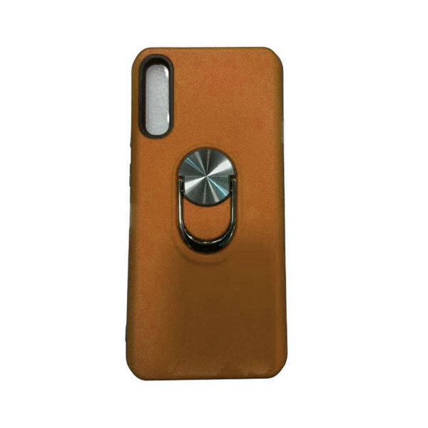 Ntech Hoesje Geschikt Voor Samsung Galaxy A30S hoesje Shockproof Armor case - back cover – TPU – Wijn Rood