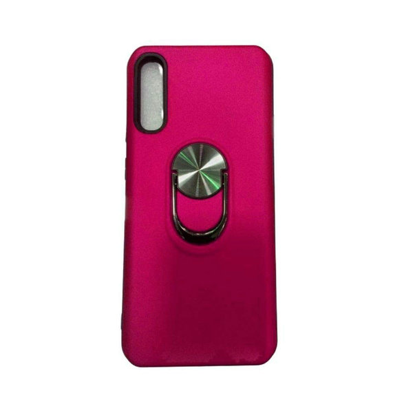 Ntech Hoesje Geschikt Voor Samsung Galaxy A30S hoesje Shockproof Armor case - back cover – TPU – Roze