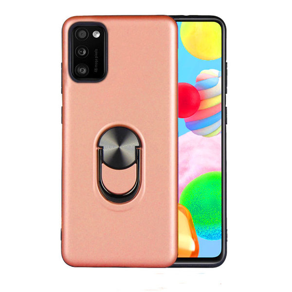 Ntech Hoesje Geschikt Voor Samsung Galaxy A51 hoesje Shockproof Armor case - back cover – TPU – Licht Roze