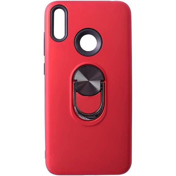 Ntech Hoesje Geschikt voor Huawei P30 Lite hoesje Shockproof Armor case - back cover – TPU – Rood