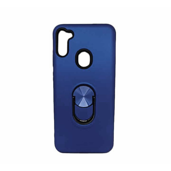 Ntech Hoesje Geschikt Voor Samsung Galaxy A11 hoesje Shockproof Armor case - back cover – TPU – Blauw