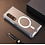Ntech Hoesje Geschikt Voor Samsung Galaxy Z Fold 4 hoesje magnetisch siliconen Backcover Case – Transparant