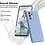 Ntech Hoesje Geschikt Voor Samsung Galaxy A23 4G hoesje silicone soft cover Licht Blauw - Galaxy A23 5G Silicone hoesje - A23 Screenprotector 2 pack