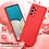 Ntech Hoesje Geschikt Voor Samsung Galaxy A23 4G hoesje silicone soft cover Rood - Galaxy A23 5G Silicone hoesje - A23 Screenprotector 2 pack