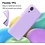 Ntech Hoesje Geschikt Voor Samsung Galaxy A03 Core hoesje silicone soft cover Lila - Hoesje Geschikt Voor Samsung Galaxy Galaxy A03 core Silicone hoesje - Ao3 Core Screenprotector 2 pack