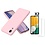 Ntech Hoesje Geschikt Voor Samsung Galaxy A03 Core hoesje silicone soft cover Licht Roze - Hoesje Geschikt Voor Samsung Galaxy Galaxy A03 core Silicone hoesje - Ao3 Core Screenprotector 2 pack