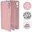 Ntech Hoesje Geschikt Voor Samsung Galaxy A03 Core hoesje silicone soft cover Pink Sand - Hoesje Geschikt Voor Samsung Galaxy Galaxy A03 core Silicone hoesje - Ao3 Core Screenprotector 2 pack