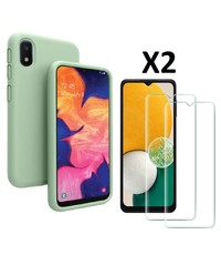 Ntech Samsung A03 Core hoesje silicone soft cover Groen