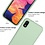 Ntech Hoesje Geschikt Voor Samsung Galaxy A03 Core hoesje silicone soft cover Groen - Hoesje Geschikt Voor Samsung Galaxy Galaxy A03 core Silicone hoesje - Ao3 Core Screenprotector 2 pack