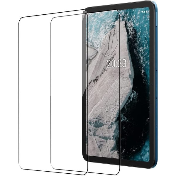 Ntech Screenprotector geschikt voor Nokia T20 screenprotector tempered glass 2pack - Screenprotector geschikt voor Nokia T20 Screen protector