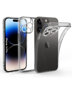 Ntech iPhone 14 Pro hoesje transparant  met Extra Camera Bescherming