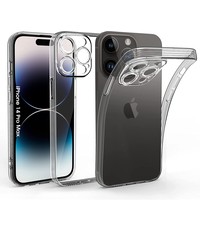 Ntech iPhone 14 Pro Max hoesje transparant  met Extra Camera Bescherming