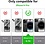 Ntech Hoesje Geschikt voor iPhone 14 Pro met Extra Camera Bescherming Doorzichtig Shockproof backcover incl 2x screenprotector tempered glass – Transparant