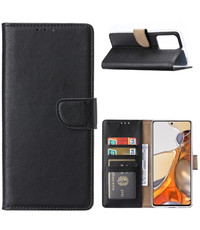 Ntech Xiaomi 11T PRO Hoesje met Pasjeshouder Zwart