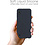 Ntech Hoesje Geschikt Voor Samsung Galaxy A10 Hoesje - Fluweelzachte Microvezel Siliconen Back Cover – Donkerblauw