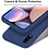 Ntech Hoesje Geschikt Voor Samsung Galaxy A10S Hoesje - Fluweelzachte Microvezel Siliconen Back Cover – Donkerblauw