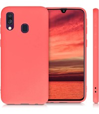 Ntech Samsung Galaxy A10S Microvezel Siliconen Back Cover