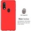 Ntech Hoesje Geschikt Voor Samsung Galaxy A20 Hoesje - Fluweelzachte Microvezel Siliconen Back Cover – Rood