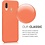 Ntech Hoesje Geschikt Voor Samsung Galaxy A30 Hoesje - Fluweelzachte Microvezel Siliconen Back Cover – Koraal
