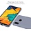 Ntech Samsung Galaxy A30 Hoesje - Fluweelzachte Microvezel Siliconen Back Cover – Grijs