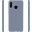 Ntech Samsung Galaxy A30 Hoesje - Fluweelzachte Microvezel Siliconen Back Cover – Grijs