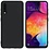 Ntech Hoesje Geschikt Voor Samsung Galaxy A30S Hoesje - Fluweelzachte Microvezel Siliconen Back Cover – Zwart