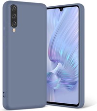 Ntech Samsung Galaxy A30S Microvezel Siliconen Back Cover