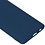 Ntech Hoesje Geschikt Voor Samsung Galaxy A41 Hoesje - Fluweelzachte Microvezel Siliconen Back Cover – Donkerblauw