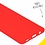 Ntech Hoesje Geschikt Voor Samsung Galaxy A41 Hoesje - Fluweelzachte Microvezel Siliconen Back Cover – Rood