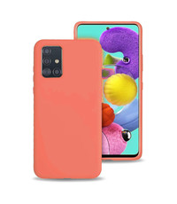 Ntech Samsung Galaxy A41 Microvezel Siliconen Back Cover