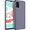 Ntech Hoesje Geschikt Voor Samsung Galaxy A41 Hoesje - Fluweelzachte Microvezel Siliconen Back Cover – Grijs
