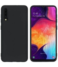 Ntech Samsung Galaxy A50 Microvezel Siliconen Back Cover
