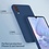 Ntech Hoesje Geschikt Voor Samsung Galaxy A50 Hoesje - Fluweelzachte Microvezel Siliconen Back Cover – Donkerblauw