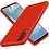 Ntech Hoesje Geschikt Voor Samsung Galaxy A50 Hoesje - Fluweelzachte Microvezel Siliconen Back Cover – Rood