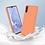 Ntech Hoesje Geschikt Voor Samsung Galaxy A50 Hoesje - Fluweelzachte Microvezel Siliconen Back Cover – Koraal