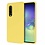 Ntech Hoesje Geschikt Voor Samsung Galaxy A50 Hoesje - Fluweelzachte Microvezel Siliconen Back Cover – Geel