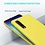Ntech Hoesje Geschikt Voor Samsung Galaxy A50 Hoesje - Fluweelzachte Microvezel Siliconen Back Cover – Geel