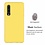 Ntech Hoesje Geschikt Voor Samsung Galaxy A50 Hoesje - Fluweelzachte Microvezel Siliconen Back Cover – Geel