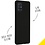 Ntech Hoesje Geschikt Voor Samsung Galaxy A51 Hoesje - Fluweelzachte Microvezel Siliconen Back Cover – Zwart