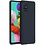 Ntech Hoesje Geschikt Voor Samsung Galaxy A51 Hoesje - Fluweelzachte Microvezel Siliconen Back Cover – Donkerblauw
